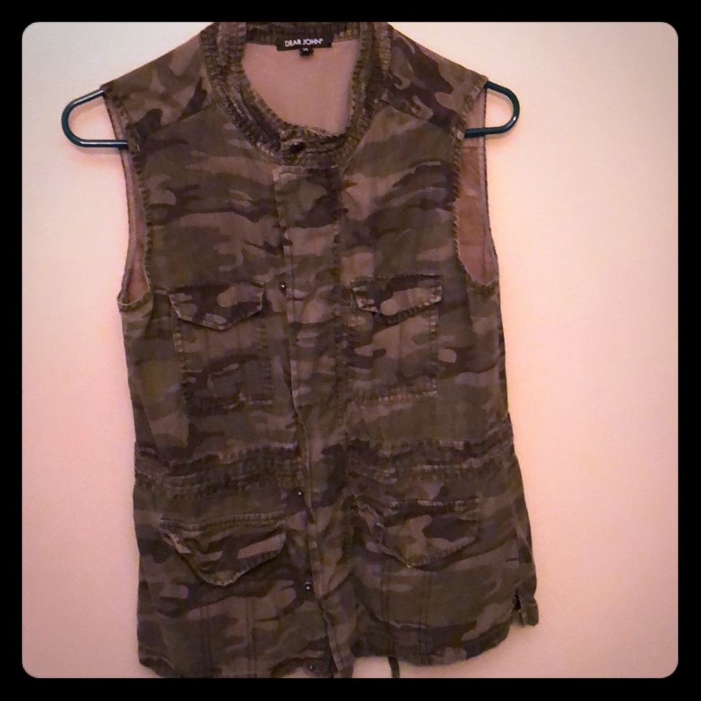Dear John vest. Light weight, perfect for spring.